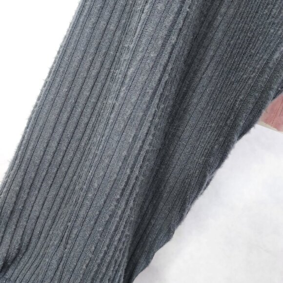 AS Revival by Altar'd State Hoodie Women's Sm Gray Rib Knit Crop Sweatshirt NEW - Picture 7 of 13